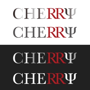 GGYK (GGYK)さんのホストクラブ「CHERRY」のロゴ制作依頼（Bar）への提案