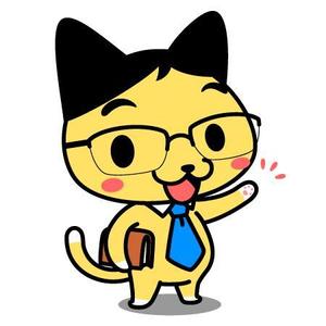 ヤンロン (yanron)さんのスクール宣伝用のねこのキャラクターへの提案