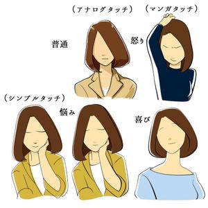 カワダ (kawada01)さんのイラスト１枚１５万円。コンペ終了後、長期・大型契約。女性らしい、ヨーロピアンなイラストへの変更。への提案