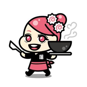 mu_cha (mu_cha)さんの横浜家系ラーメン 一蓮家というラーメン屋の広報担当女の子のキャラクターへの提案