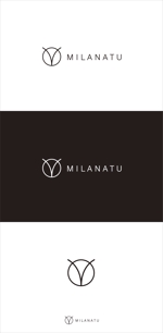 chpt.z (chapterzen)さんの化粧品ブランド「MILANATU」のロゴへの提案