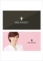bethlehemさんの化粧品ブランド「MILANATU」のロゴへの提案