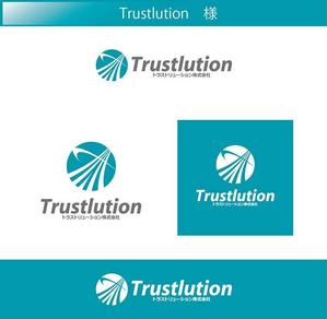 FISHERMAN (FISHERMAN)さんの社名のロゴ「トラストリューション株式会社」のロゴへの提案