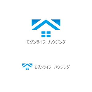 niki161 (nashiniki161)さんの建築会社　「㈱モダンライフ　ハウジング」のロゴへの提案
