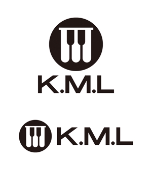 tsujimo (tsujimo)さんの架空のレコード会社「K.M.L」のロゴへの提案