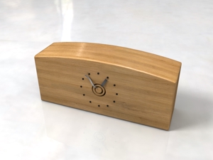 Ｈ＿ＳＡＴＯ (H_SATO)さんの木製置き時計のデザインへの提案