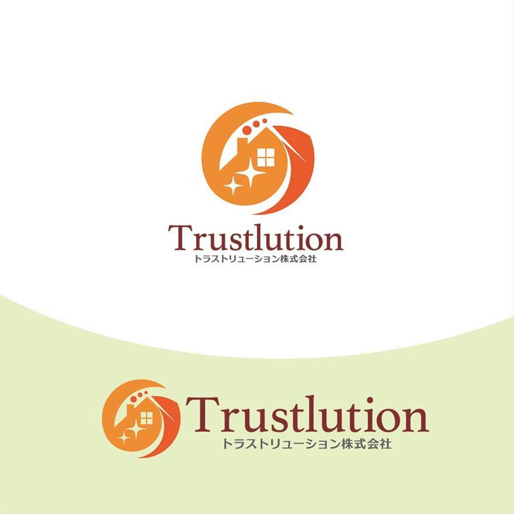 社名のロゴ「トラストリューション株式会社」のロゴ