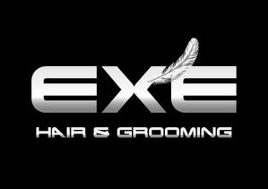 さんの「HAIR & GROOMING  EXE」のロゴ作成への提案