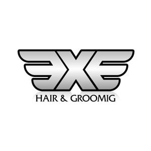 コムデザインルーム (com_design_room)さんの「HAIR & GROOMING  EXE」のロゴ作成への提案