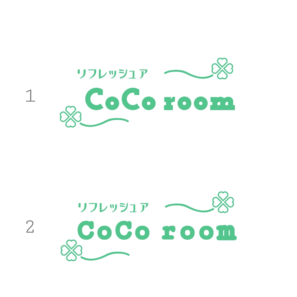 リフレクソロジーサロン「リフレッシュアCoCo room」のロゴ