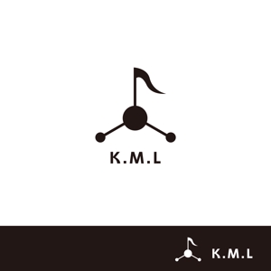 bunka (bunkainsatu)さんの架空のレコード会社「K.M.L」のロゴへの提案