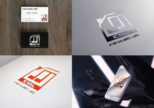 jun (kaorukun)さんの架空のレコード会社「K.M.L」のロゴへの提案