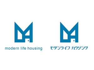 魔法スタジオ (mahou-phot)さんの建築会社　「㈱モダンライフ　ハウジング」のロゴへの提案