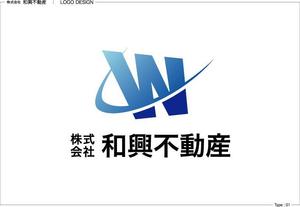 glowfly807kyさんの「株式会社　和興不動産」のロゴ作成への提案