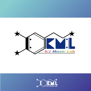 優木　削 ()さんの架空のレコード会社「K.M.L」のロゴへの提案