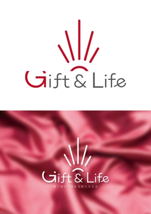 青山 (wwkenww)さんのギフトと雑貨のショッピングサイト「ギフトアンドライフ」のロゴへの提案