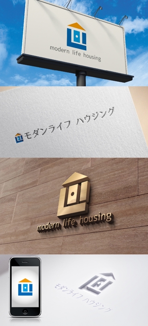 k_31 (katsu31)さんの建築会社　「㈱モダンライフ　ハウジング」のロゴへの提案