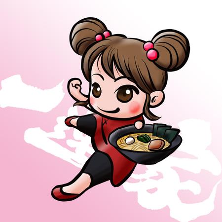 Chata 0213さんの事例 実績 提案 横浜家系ラーメン 一蓮家というラーメン屋の広報担当女の子のキャラクター はじめまして 横浜 クラウドソーシング ランサーズ