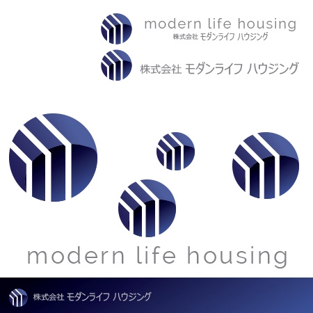 Tatsu (hiehietatsuya)さんの建築会社　「㈱モダンライフ　ハウジング」のロゴへの提案