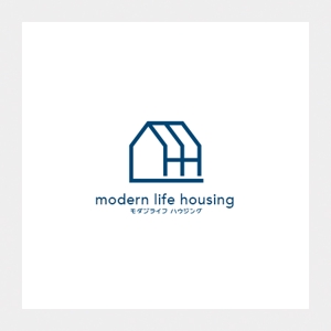 mae_chan ()さんの建築会社　「㈱モダンライフ　ハウジング」のロゴへの提案