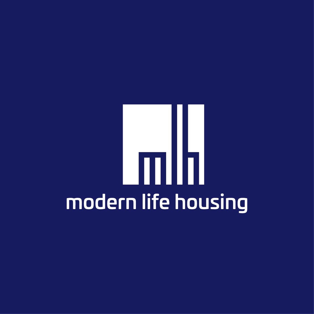 建築会社　「㈱モダンライフ　ハウジング」のロゴ