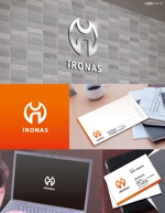 yokichiko ()さんの「女社長」株式会社 iRONASのロゴ作成依頼への提案