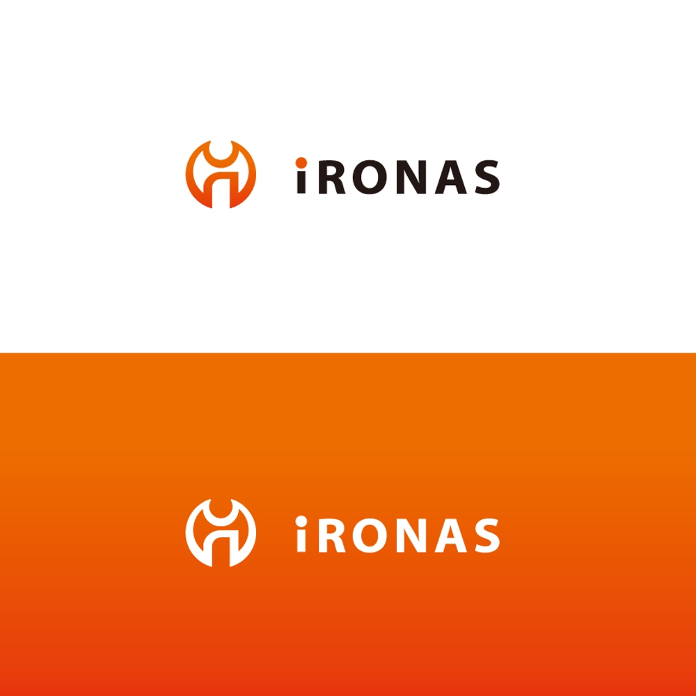 「女社長」株式会社 iRONASのロゴ作成依頼
