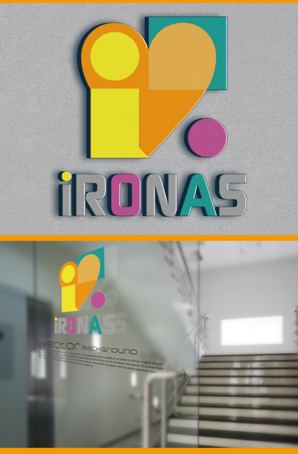 「女社長」株式会社 iRONASのロゴ作成依頼