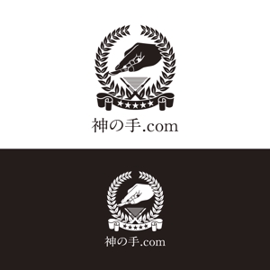 泉川美香 (izu_mikan)さんの株式会社　神の手.com　のロゴへの提案