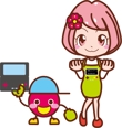 買取サービスの買取キャラクターのキャラクターデザイン（アキバ系）01.jpg