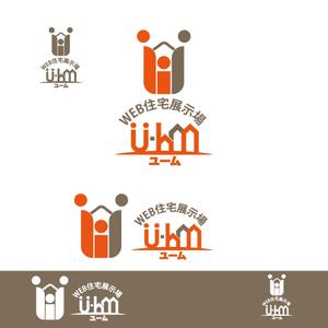 k-design (kazika)さんのWEB版住宅展示場運営会社「U-hm」のロゴデザインへの提案