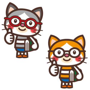 THE_watanabakery (the_watanabakery)さんのスクール宣伝用のねこのキャラクターへの提案