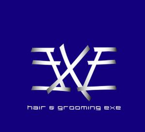 デザイン工房　初咲 (hatsuzaki)さんの「HAIR & GROOMING  EXE」のロゴ作成への提案