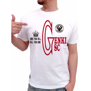 STUDIO ZEAK  (omoidefz750)さんの社会人サッカーチーム「YONAGO GENKI SC」応援Tシャツデザインへの提案