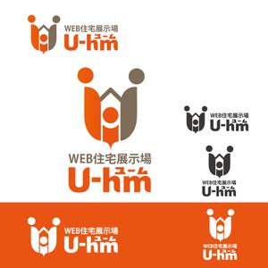 k-design (kazika)さんのWEB版住宅展示場運営会社「U-hm」のロゴデザインへの提案