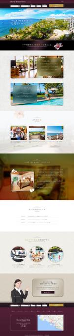 cow110 (cow110)さんのリゾートホテルサイト・テンプレート用のTOPページデザイン（カンプのみ）への提案