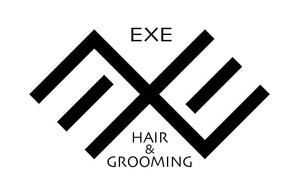 watanabes1さんの「HAIR & GROOMING  EXE」のロゴ作成への提案