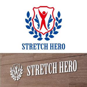 j-design (j-design)さんのストレッチ専門店「STRETCH HERO」のロゴへの提案