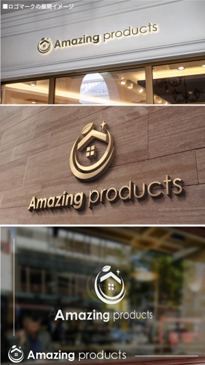 MIND SCAPE DESIGN (t-youha)さんの建築会社（ビルダー）『Amazing products』のロゴへの提案