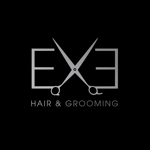 atomgra (atomgra)さんの「HAIR & GROOMING  EXE」のロゴ作成への提案
