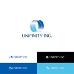 ente_001さんのモバイルアプリ開発プラットフォームを提供「ユニフィニティー」の企業ロゴへの提案