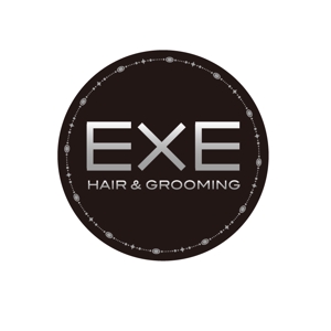 さんの「HAIR & GROOMING  EXE」のロゴ作成への提案