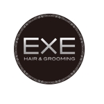 さんの「HAIR & GROOMING  EXE」のロゴ作成への提案