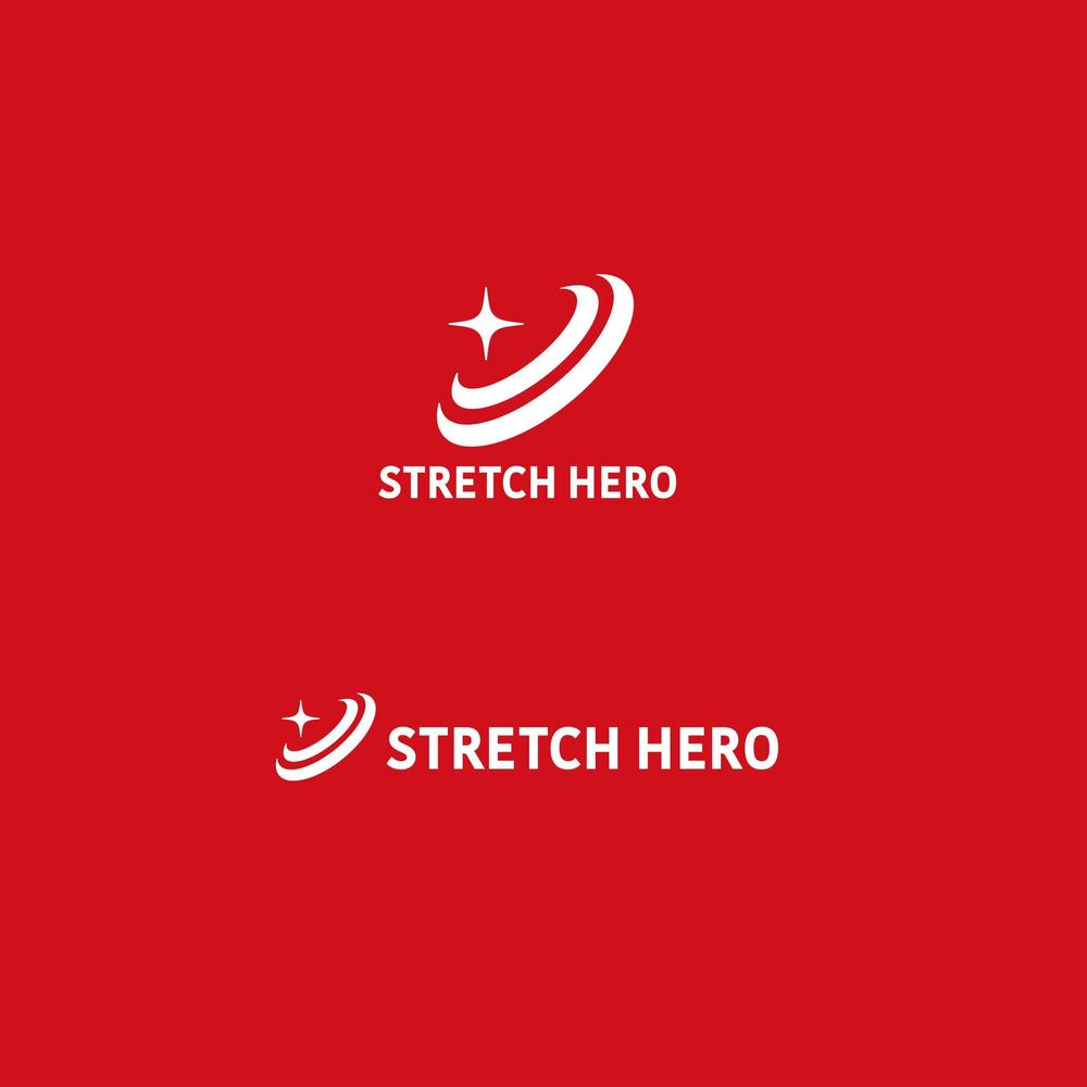 ストレッチ専門店「STRETCH HERO」のロゴ