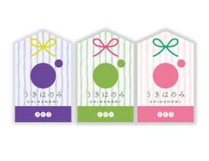 rie-koさんのフルーツゼリー＆フルーツ羊羹「うきはのみ」シリーズのラベルデザインへの提案