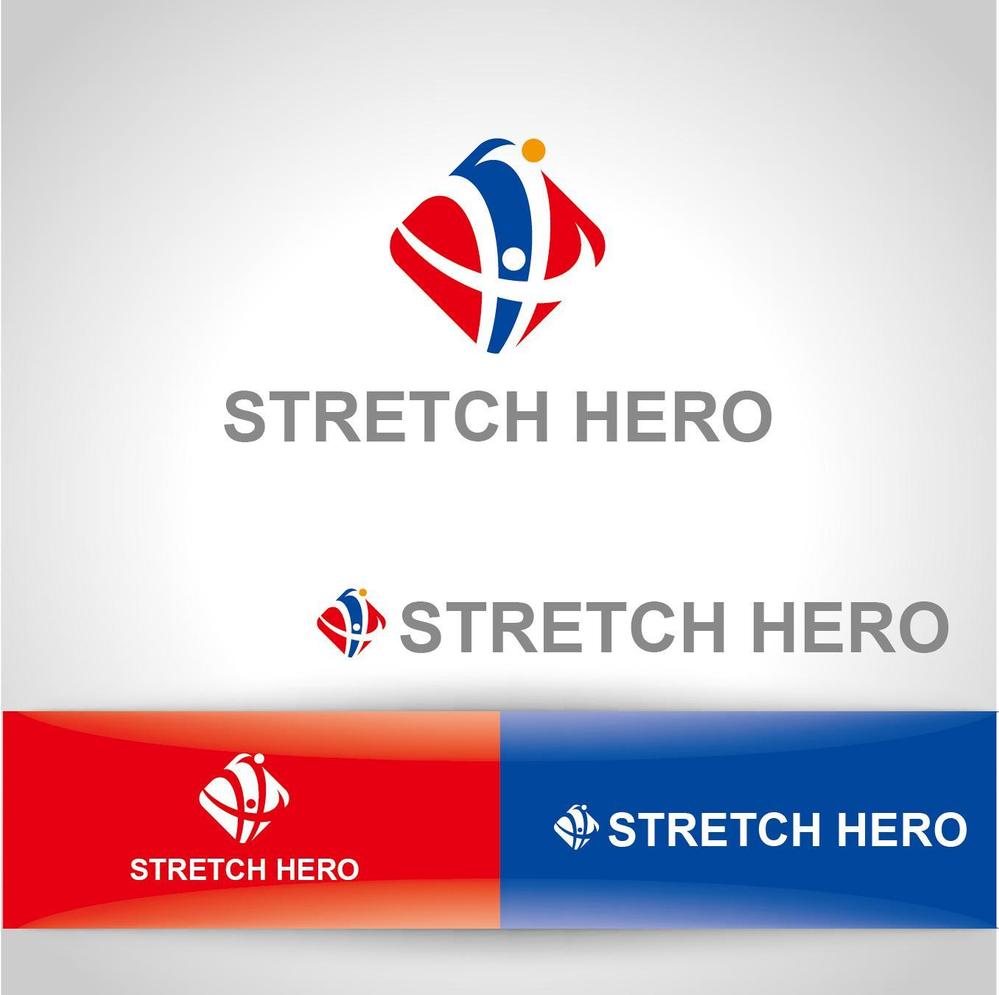 ストレッチ専門店「STRETCH HERO」のロゴ