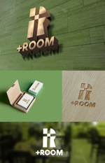 malon7さんの不動産賃貸業の「+ROOM」のロゴ作成への提案