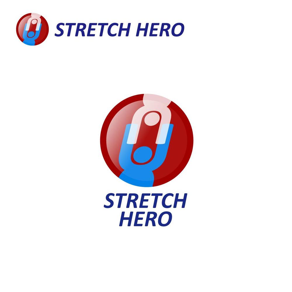 ストレッチ専門店「STRETCH HERO」のロゴ