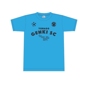 4S+D / フォーエス プラス ディー (4S_D)さんの社会人サッカーチーム「YONAGO GENKI SC」応援Tシャツデザインへの提案
