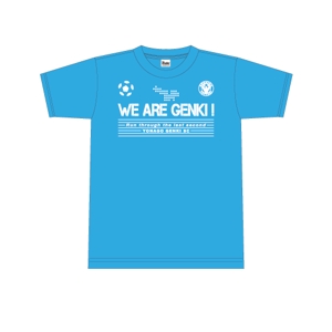 4S+D / フォーエス プラス ディー (4S_D)さんの社会人サッカーチーム「YONAGO GENKI SC」応援Tシャツデザインへの提案